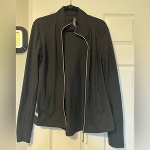 Betsey Johnson Performance Black Zip-up Sweater Women’s Medium
